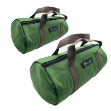 Heavy Duty Canvas Tool Bag with Strong Metal Zippers Multi Purpose Portable Tote