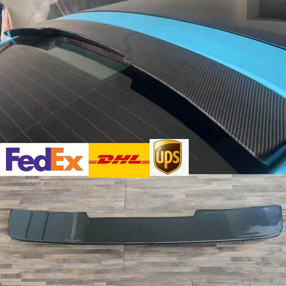 Спойлер крыло на заднюю крышу из настоящего углеродного волокна подходит для Porsche Panamera 970 2014-2016 годов выпуска - Изображение 2 из 4