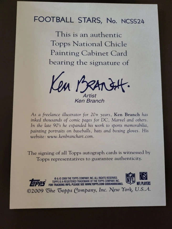 Tom Brady 2009 Topps National Chicle prueba de artista 5-3/4" x 8" #NCSS24 RARO Foto 2 de 2