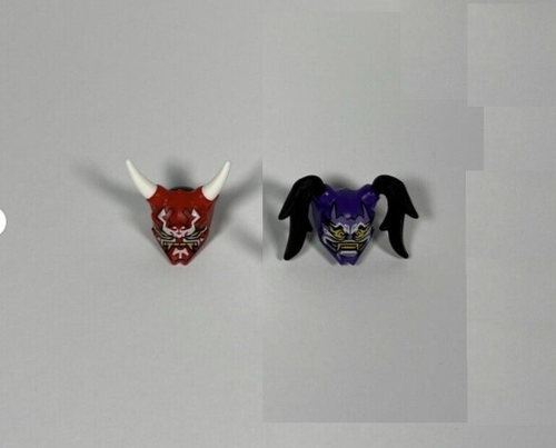 LEGO® Ninjago™ - 2 Stück Oni Masken - ROT / LILA aus dem Set 70643