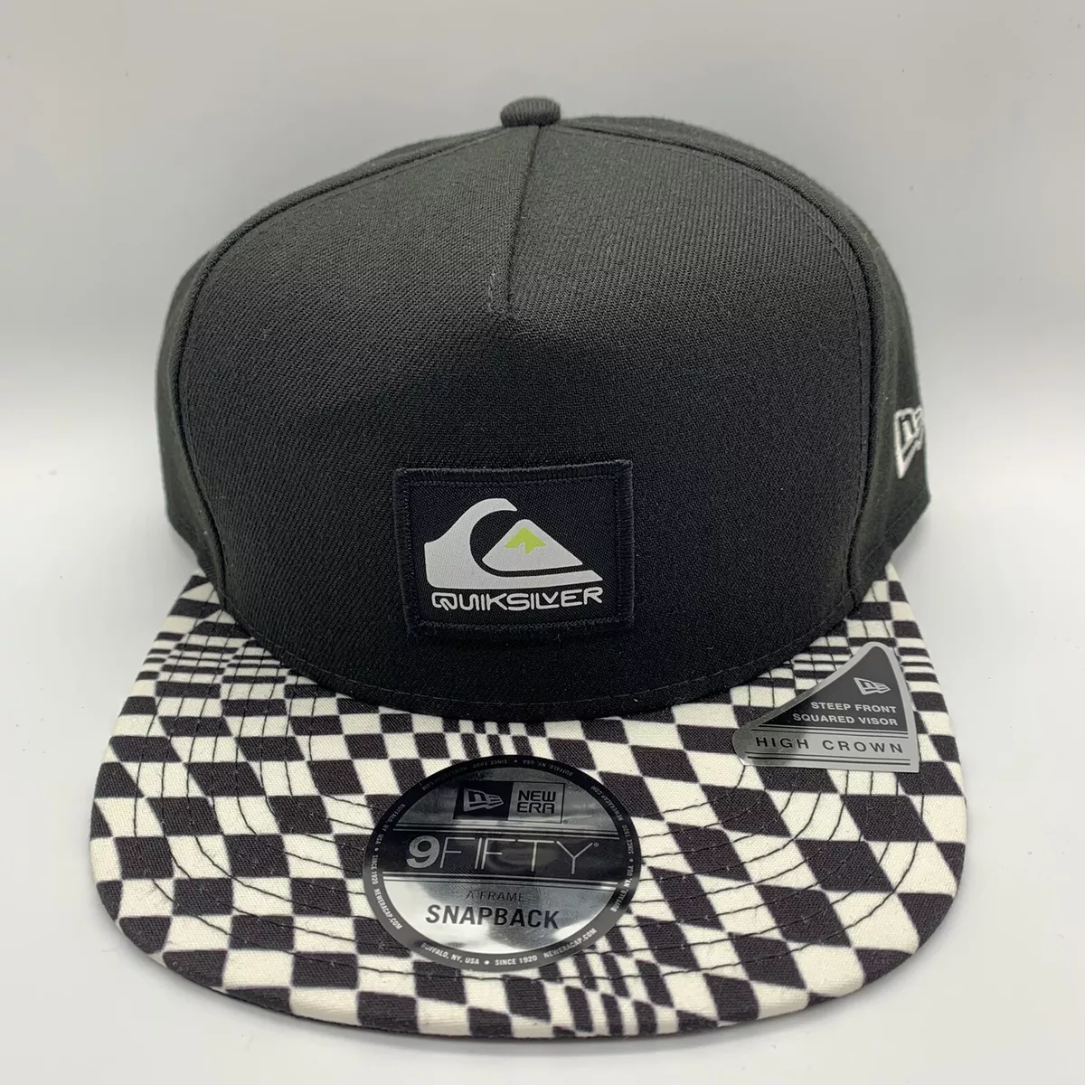 Quiksilver 9Fifty New Era Hat Snapback Original Fit Sim Crown A-Frame | eBay