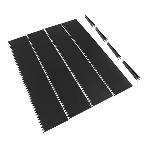 4er Set 8"x40" Schwarz Stahl Landschaft Garten Grenze Umrandung Dekor Zum Selbermachen Einfach Kein Graben - Bild 9 von 16