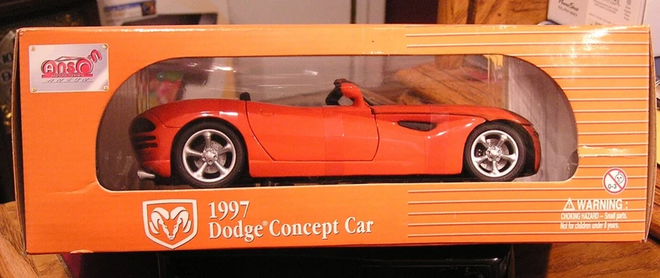 Dodge Concept Car 1997 convertible - Anson Collectibles fundido a presión 1:18 Foto 2 de 4