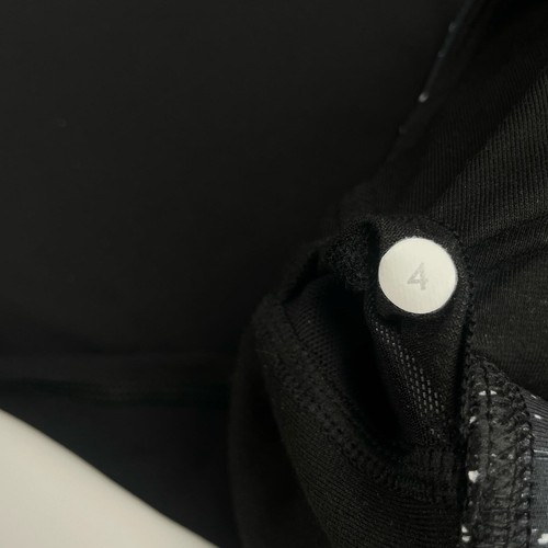 Canotta LULULEMON in rete nera da donna taglia 4 - Foto 2 di 5
