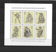 (1709) ALLEMAGNE ORIENTALE Feuillet Neuf** de 1978 N° 2014 à 2019