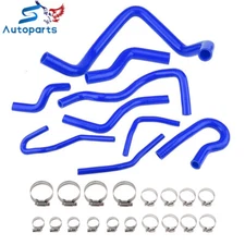 Blue Silicone Radiator Hose Kit Fit For 1992-2000 Honda Civic D15 D16 SOHC EG/EK
