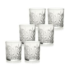 SET 6 BICCHIERI IN VETRO PER COCKTAIL VINO ACQUA CASA FASHION 312 cc ELEGANTE
