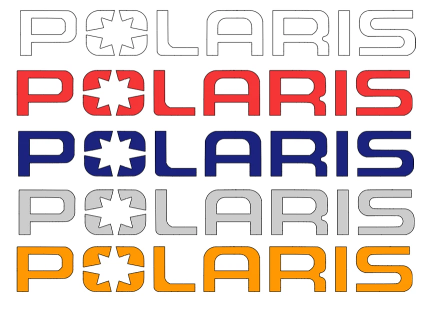 Polaris Slingshot Front Grille Inlay Decal/Sticker - Image 2 of 2