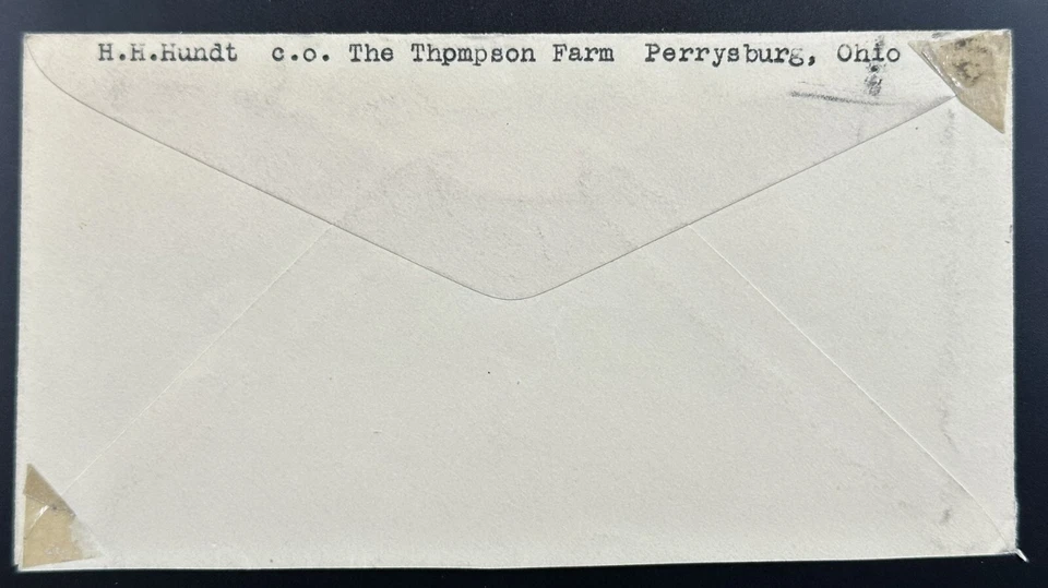 1926 US Postal Stationary (Scott #U522) Used Perrysburg, Ohio to Berlin, Germany - Image 2 of 2