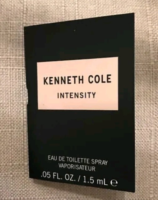 KENNETH COLE Intensity EDT .05oz/ 1.5ml Vial Sample Spray NEW Carded KENNETH COLE Intensity EDT .05oz/ 1.5ml Vial Sample Spray NEW Carded