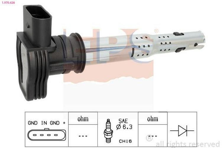 Bobine d'allumage anti-ratés pour Audi A4 et VW Golf 5 6 TFSI