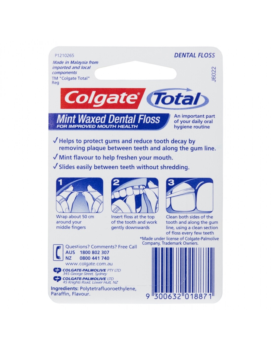 Toothpaste Ribbon Total Dental Ribbon 25m | eBay
