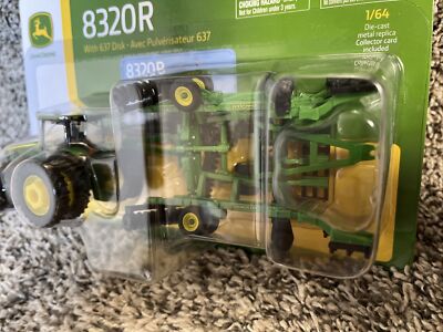 ERTL 1:64 JOHN DEERE 8320R Tractor w/Duals & Model 637 Fold DISK
