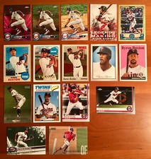 Byron Buxton Flagship Pink Refractor Chrome Heritage Inserts - 16 Card Lot!