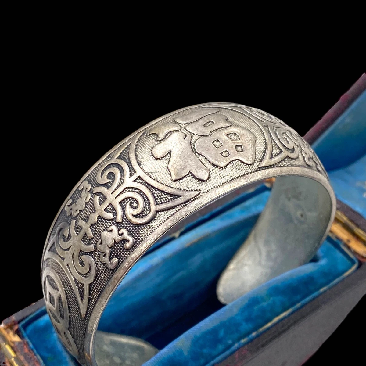 Silver plated cuff bracelet deals