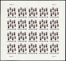 2017 UNCLE SAM'S HAT Hats Sheet 20 Additional Ounce Stamps: 5174 Multicultural