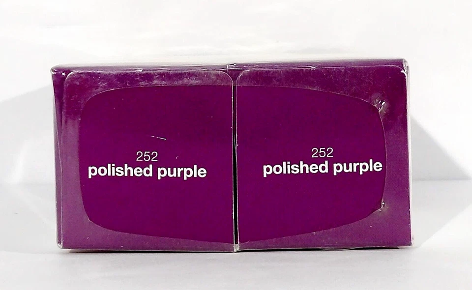 Lote de 6 Esmaltes de Uñas en Gel Sally Hansen Salón Paso 2 PÚRPURA PULIDO 252 SELLADO Foto 2 de 4