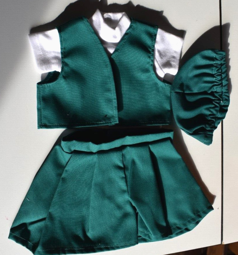 4 PIECE GIRL SCOUT UNIFORM  FOR 18"  GIRL  DOLL NOT INCLUDED