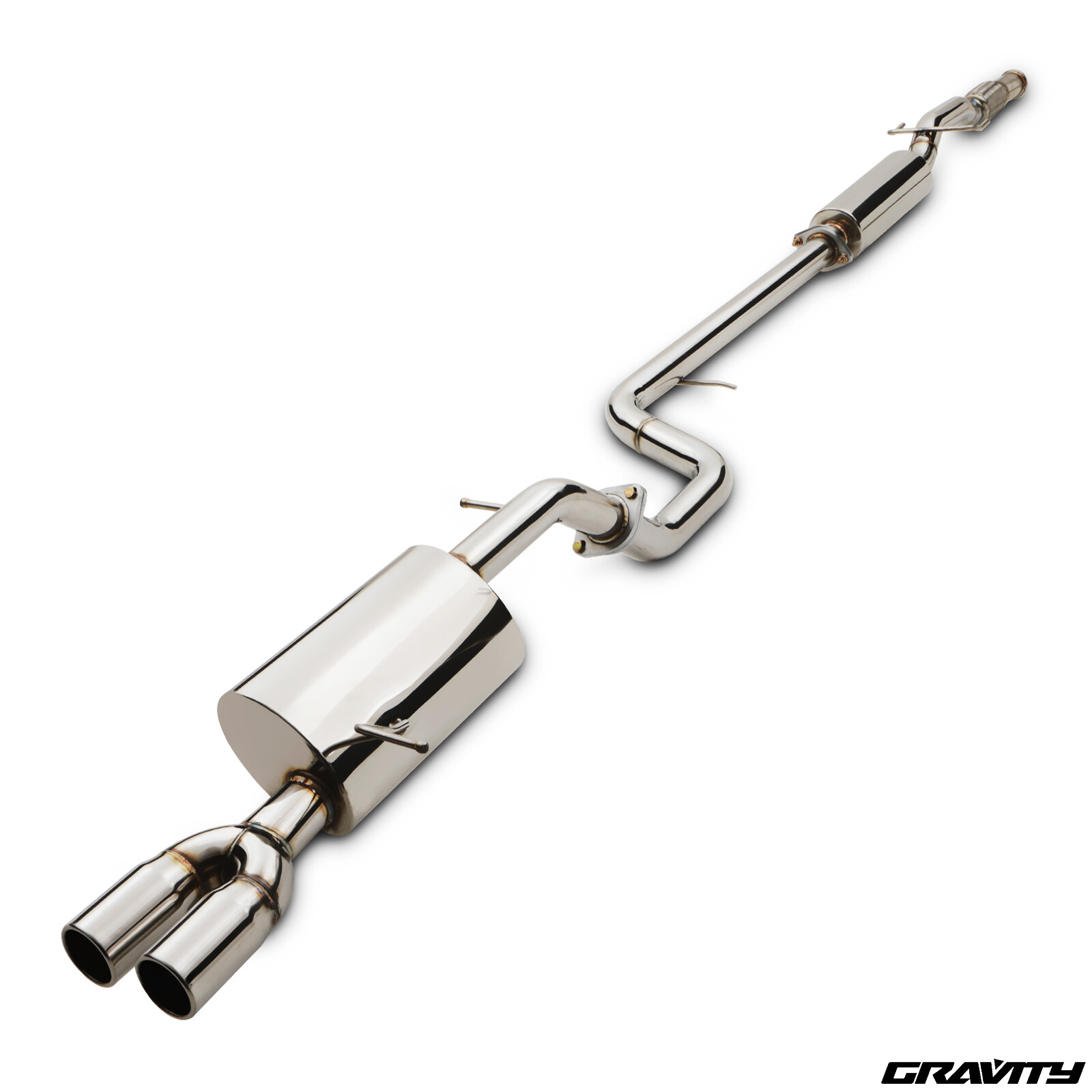 2.5" STAINLESS RACE SPORT CAT BACK EXHAUST SYSTEM FOR PEUGEOT 207 1.6T