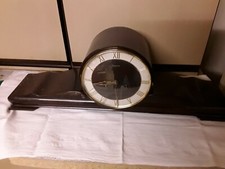 Große alte Kamin Uhr, Buffet Uhr DUGENA 50er Jahre