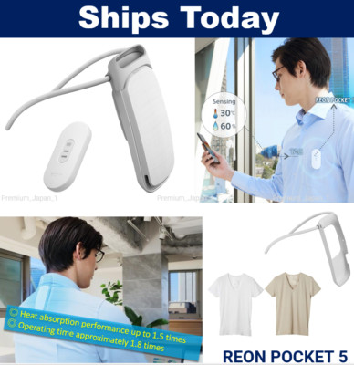 Sony Reon Pocket 5 Wearable Thermo Device Neckband Tag 2024 RNPK-5 Latest Model