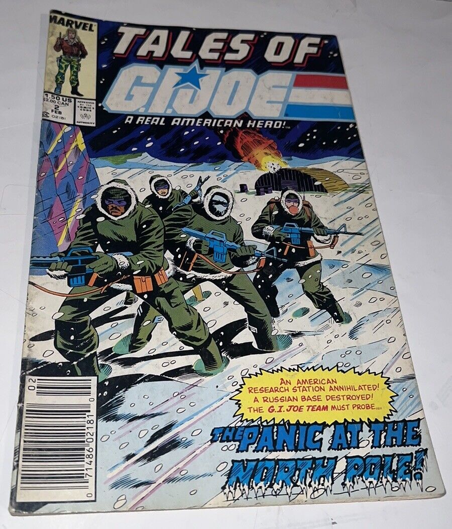 Marvel Tales of GI Joe #2 A Real American Hero Newsstand Edition 1988