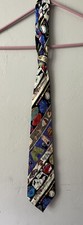 Nicole Miller 100 Silk Sports, Baseball, Football, Tennis, Golf Tie 1993 VTG