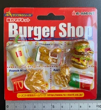 Re-ment Vintage Strong Magnet Burger Shop Cafe Food Accessories miniature