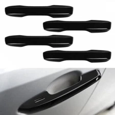 For 2022-2025 Honda Civic GLOSS BLACK 4 Door Handle Covers WITH Front Smartkey