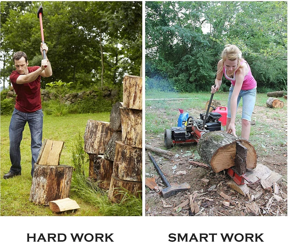 Log Splitter Wedge - Manual - 6"(L) X 4"(W) X 1"(Thick) - Wood Splitting Wedges - Image 4 of 4