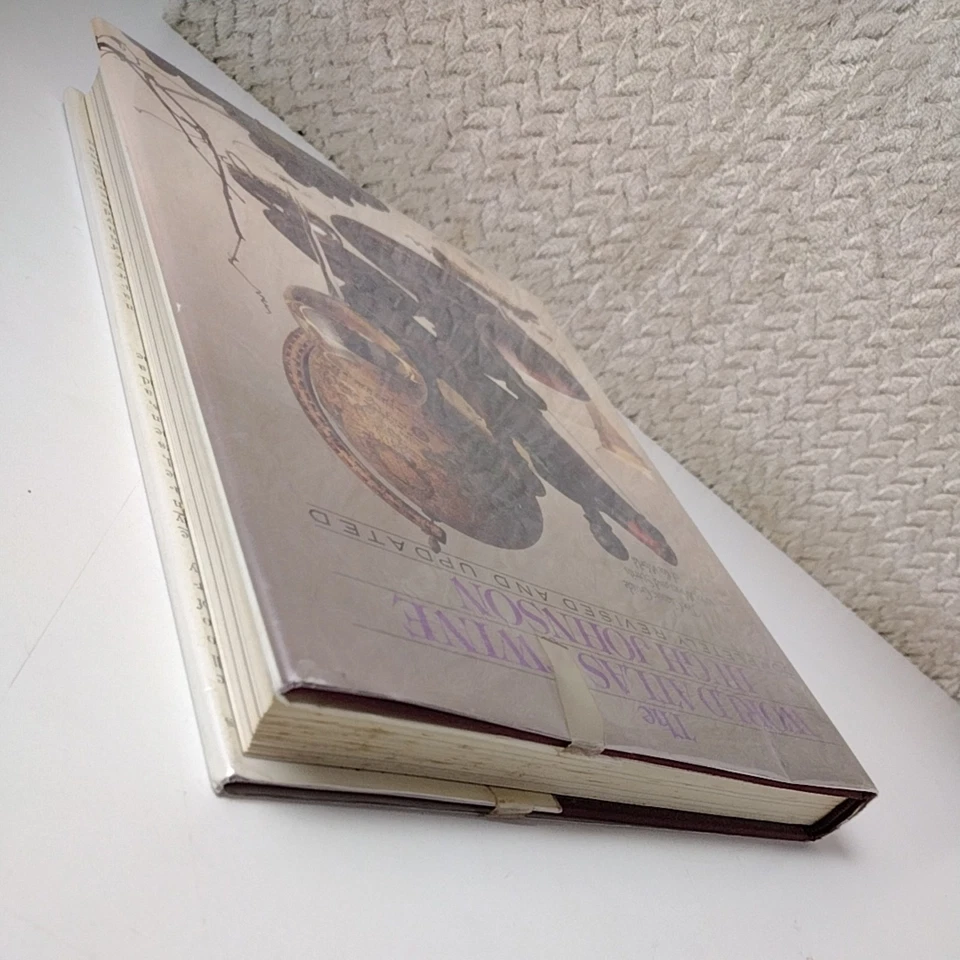 Vintage The World Atlas of Wine Hugh Johnson Hardcover 1980 Wine Guide Book Maps Foto 4 de 4