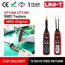 UNI-T SMD Tester Multimeter Ohm Cap Zener Diode Meter Auto Scaning UT116A UT116C