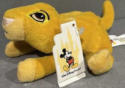 Walt Disney World Lion King Simba Bean Bag Cat Kitten Plush Plushie Toy Doll