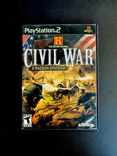History Channel Civil War A Nation Divided PlayStation 2 PS2 Complete CIB