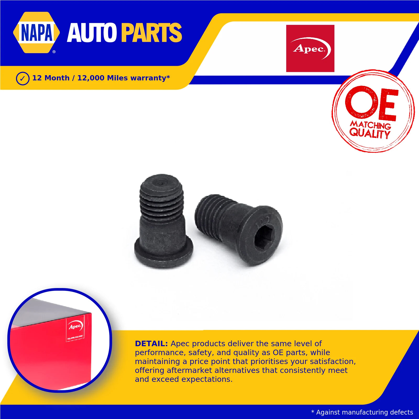 Brake Disc Screw Bolt fits ALFA ROMEO STELVIO 949 Rear 2.0 2.2D 2016 on 46849187