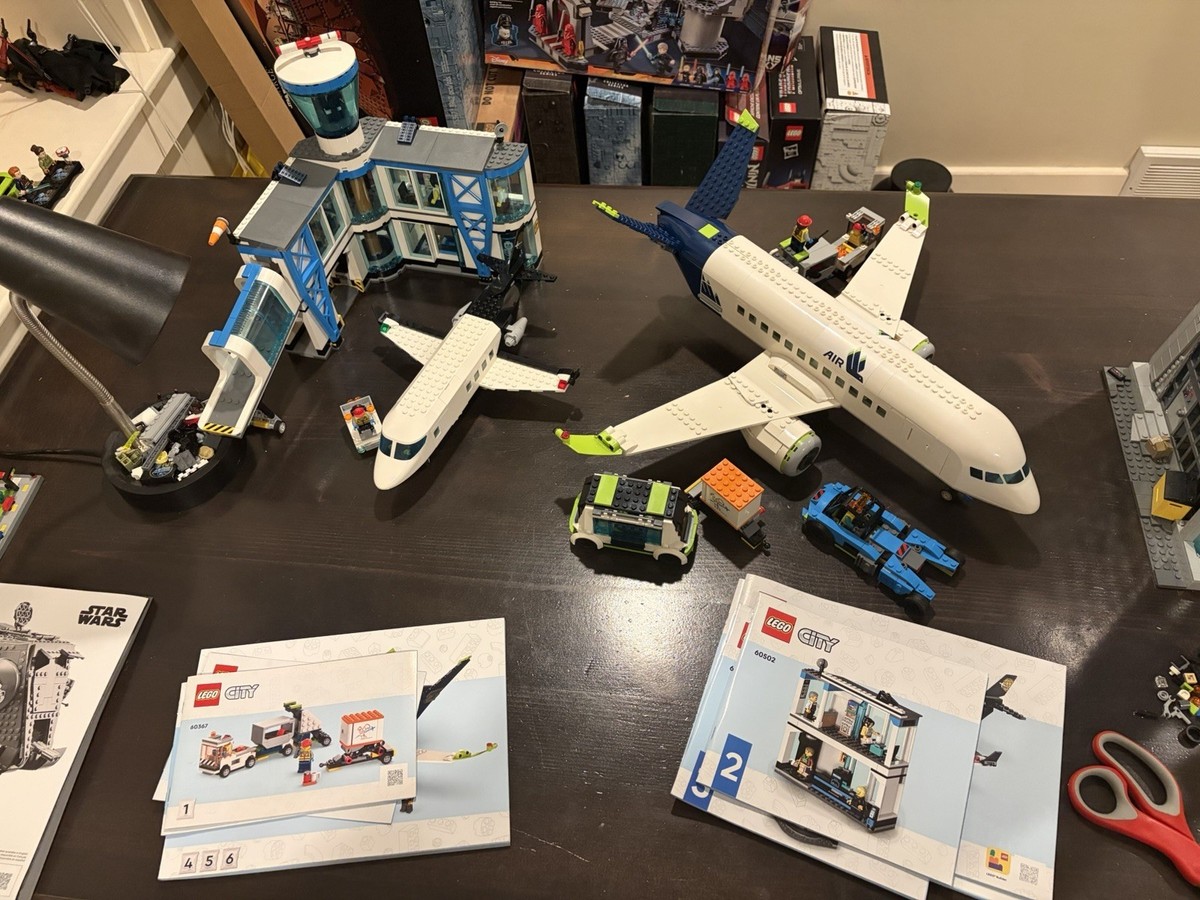 Lego City Airport 60502 + Lego City Airplane 60367 673419374842| eBay