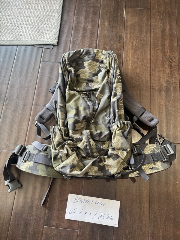 Kuiu Icon pro 1850 backpack (Verde Camo)