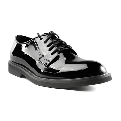 #ad Ridge Men#x27;s 7001 Oxford Dress Uniform Shoes High Gloss Non Slip Military Black $29.95