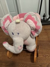 Labebe 2 In 1 Rocking And Ride On With Wheels Elephant Toy