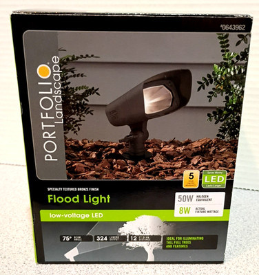 Portfolio 324-Lumen 8 -Watt LED Flood Light 3000K Reflector Led #0643962