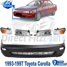 Bumper Cover Kit For 1993-1997 Toyota Corolla Front Primed