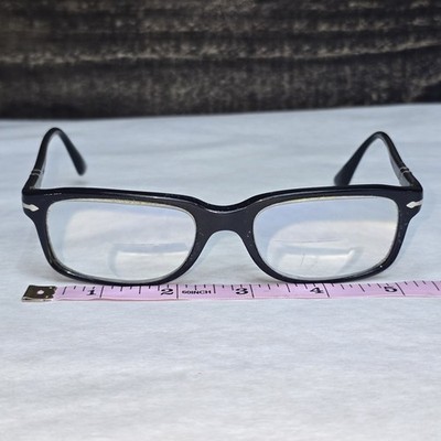 Persol - 3130V 95 Eyeglasses Frame 52018 Black Handmade Italy 