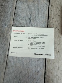 Nintendo Game & Watch MICKEY MOUSE MC-25 1981 W Box & English Instruction Tested