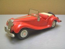Bandai Tin Friction MG Midget toy made in Japan Near Mint Plus Condition