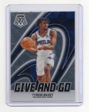 2023-24 Panini Mosaic #14 Tyrese Maxey Give and Go