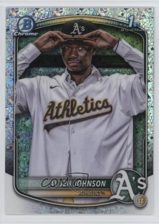 2025 Bowman Chrome Prospects Mini-Diamond Refractor Ayden Johnson #BCP-197 1mq2