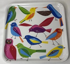 IKEA BARBAR Bird Serving Tray Melamine 13x13 ...