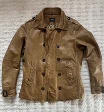 Herren-Echtlederjacke ,Toni Gard,Braun,Gr. S/M, Top Zustand