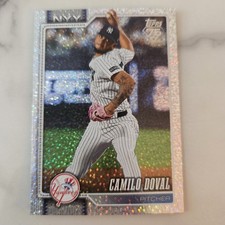2026 Topps #75 Camilo Doval Celebration Confetti Sparkle Foil