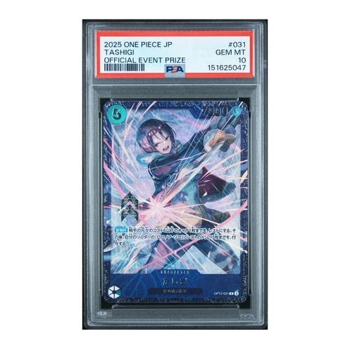 Psa 10 Tashigi OP12-031 Flagship Battle Promo One Piece Card Japanese 2025